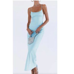 Princess Polly Blue Maxi Dress, Size US 12